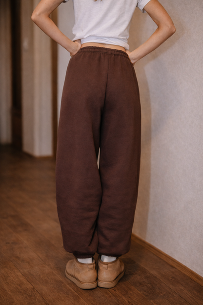 Ocieplane Spodnie Ava Cocoa Brown
