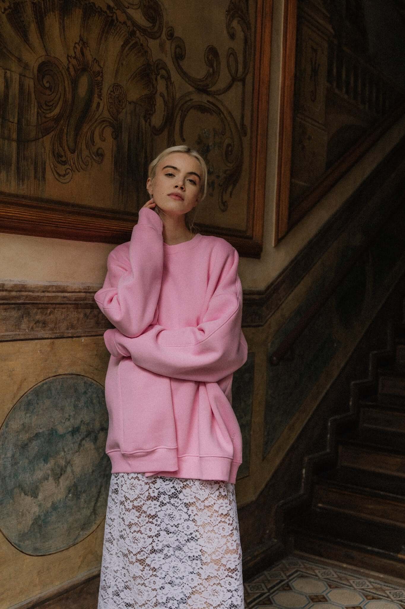 Bluza oversize Bubblegum