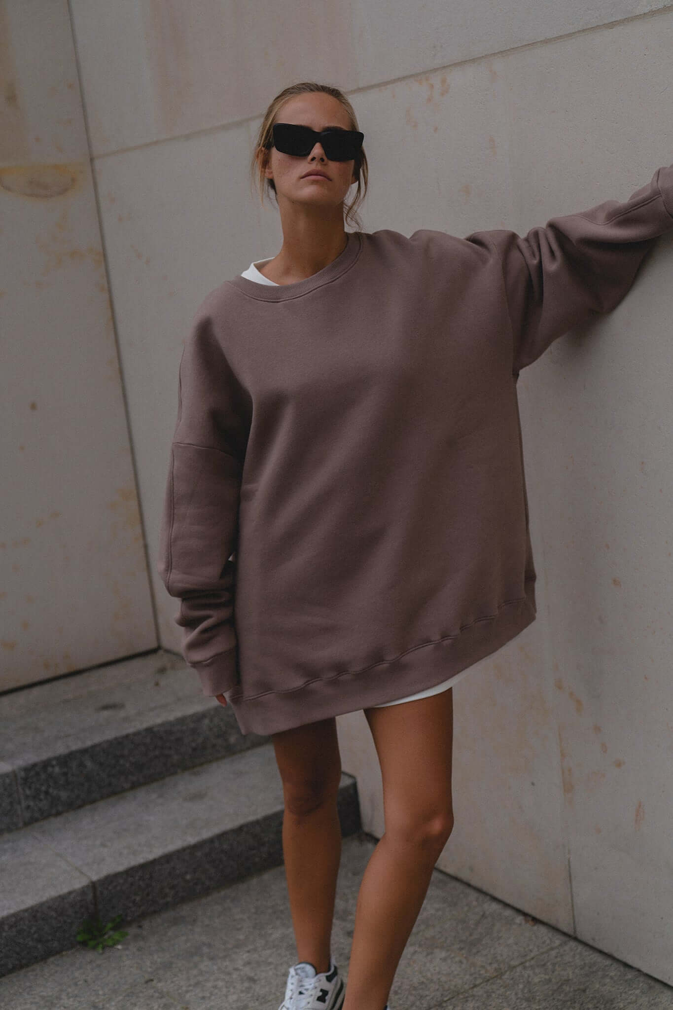 Bluza oversize Deep Taupe
