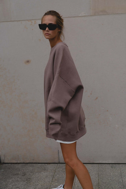 Bluza oversize Deep Taupe