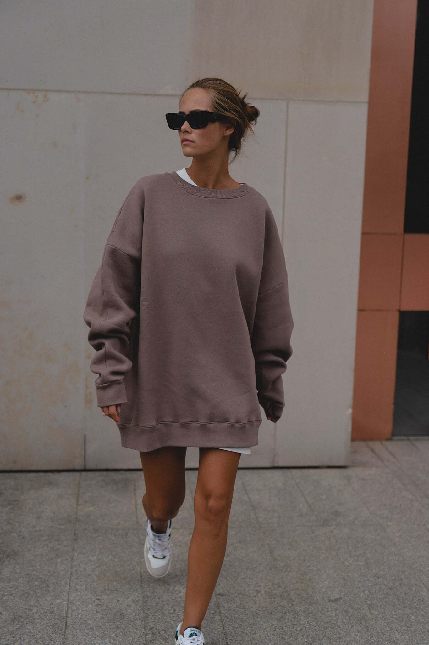 Bluza oversize Deep Taupe