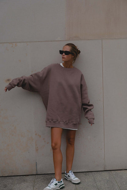 Bluza oversize Deep Taupe