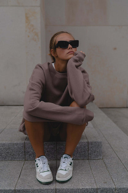 Bluza oversize Deep Taupe