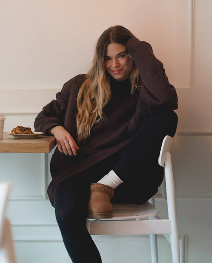 Bluza oversize z kapturem Brownie