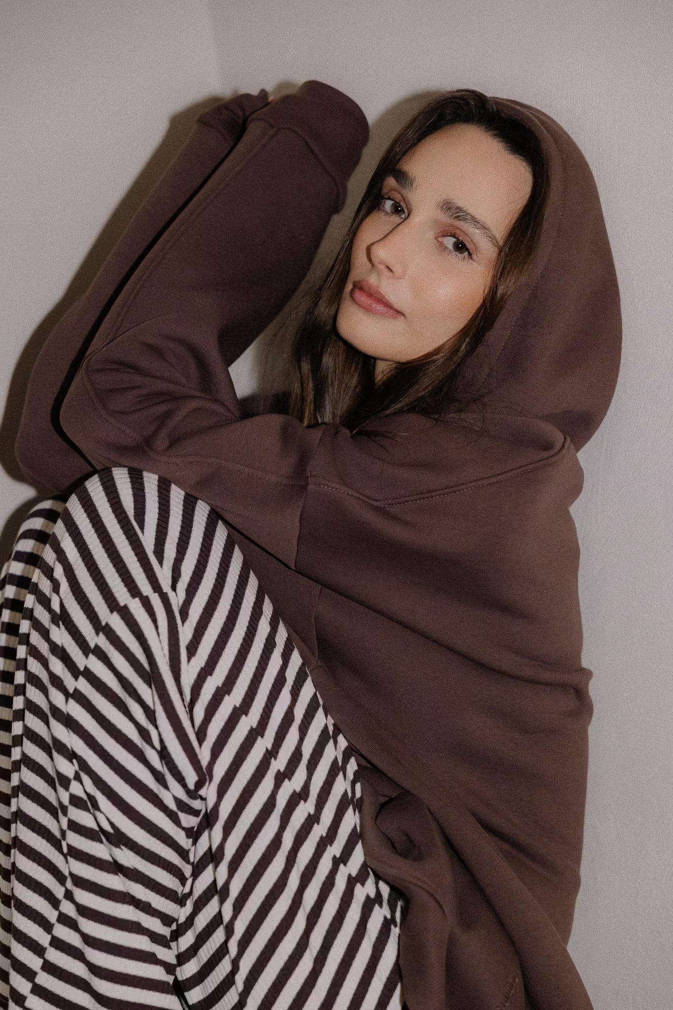 Bluza oversize z kapturem Brownie