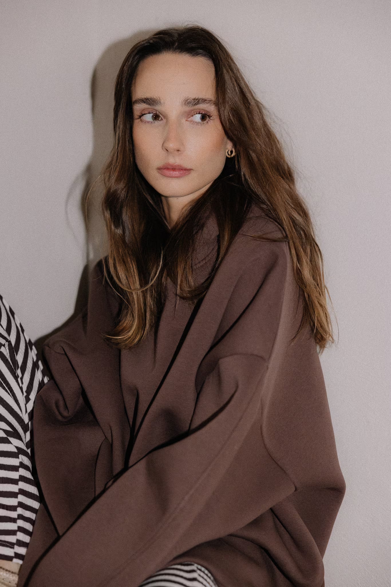 Bluza oversize z kapturem Brownie