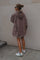 Bluza oversize z kapturem Deep Taupe