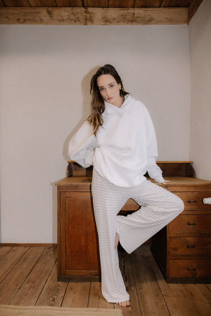 Bluza oversize z kapturem Milky