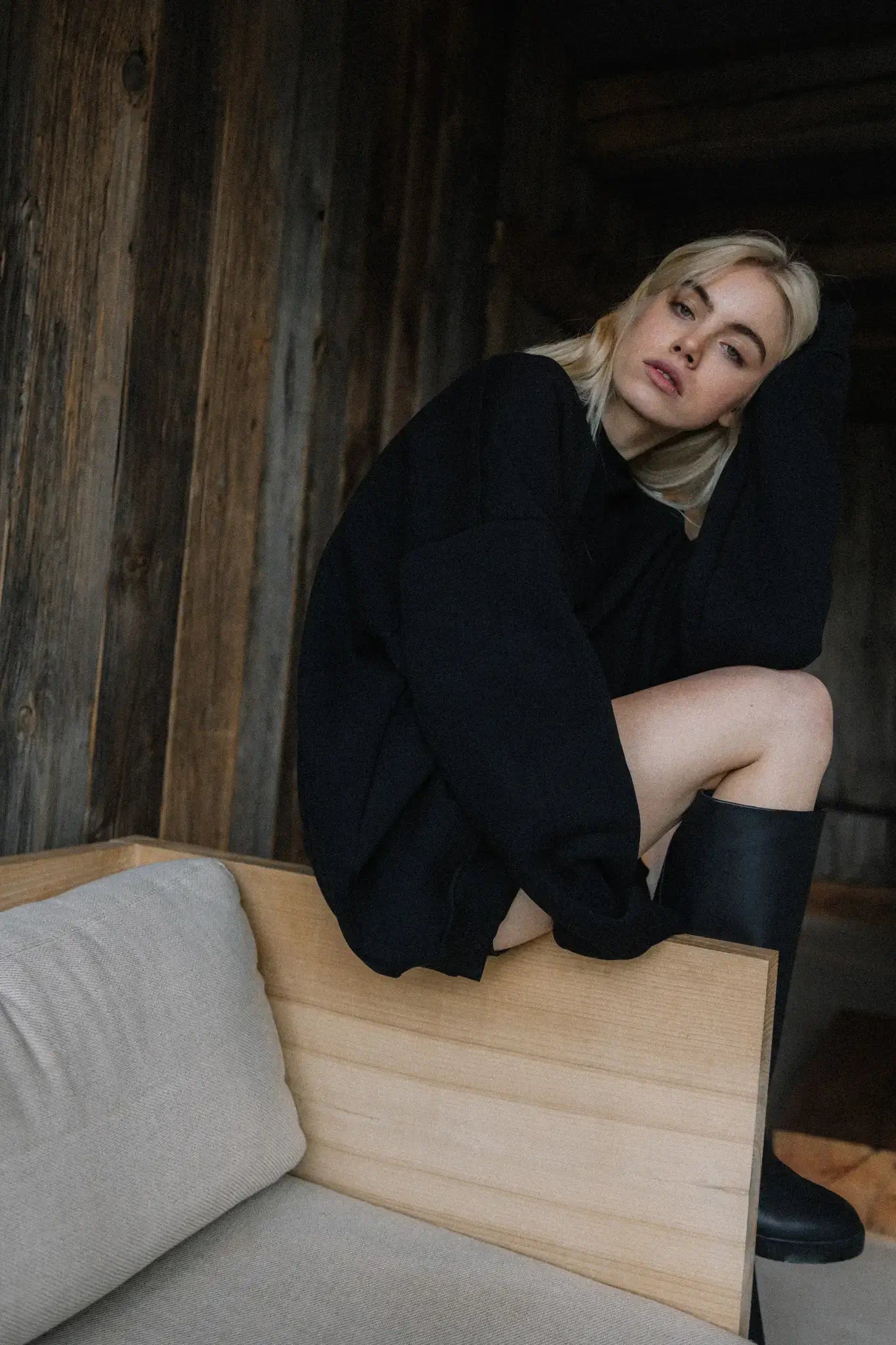 Bluza oversize Pirate Black