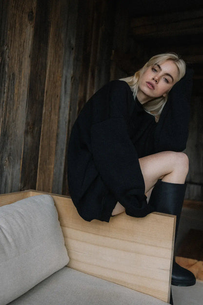 Bluza oversize Pirate Black