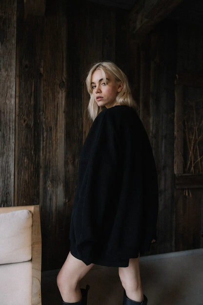 Bluza oversize Pirate Black