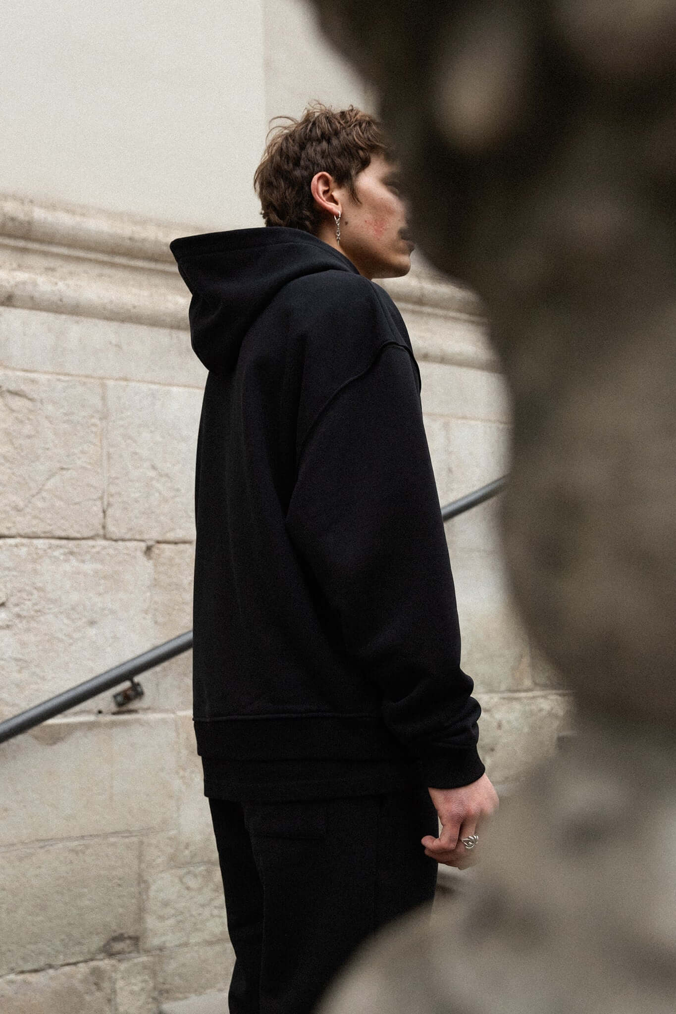 Męska Bluza z kapturem Pirate Black